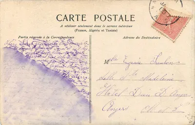 Ancers — portal katedry — Ritière, fot. Angers — Rewers