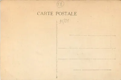 Villeneuve-sur-Yonne — Porta de Sens (Exterior) — editor desconhecido, n° 95728 — Verso