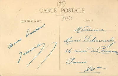 Tonnerre - Promenada Pâtis — L. Durand, fotograf, Tonnerre — Rewers