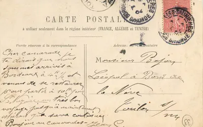 Bordeaux — La Bourse — Daniel Delboy, Wyd. Bordeaux, nr 52 — Rewers