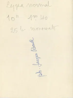 Most nad rzeką w Monouwah — widok panoramiczny — ok. 1940 — Rewers