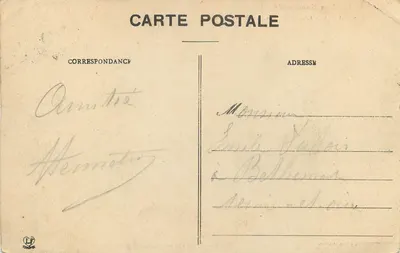 Tarbes - Jardim Massey, O Pequeno Lago — Phototypie Labouche Frères, Toulouse, n° 1433 — Verso