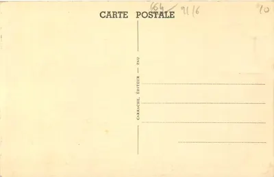 Pau — La Catena dei Pirenei — C.C. 9 — Editore Carrache, Pau — Verso