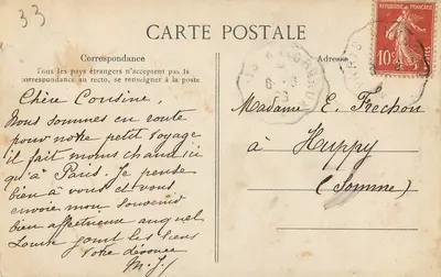 Bordeaux — Katedra Świętego Andrzeja (strona północna) — M.D. — Rewers