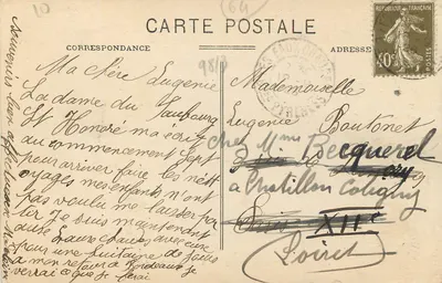 Eaux-Chaudes — Źródło Baudot i rzeka Gave — wydawnictwo Carrache — Pau — Rewers