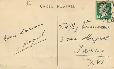 Sainte-Adresse — Falaise i Hôtellerie — Wydawca Havre — Rewers