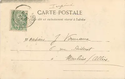 Puy-de-Dôme - Jezioro Bourboule — P. Juliot, Clermont-Ferrand — Rewers