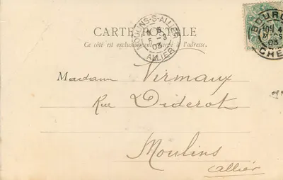 Bourges — Hotel Jacques-Cœur — schody kaplicy — B.F. PARIS — Rewers