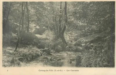 Cernay-la-Ville (S.-et-O.) — As Cataratas — A. Bonneter, Imp. Editores, Versailles