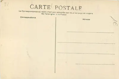 Gorges du Tarn — Le Château de La Caze vu de la Route — éditeur MP 15 — Rewers