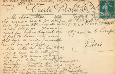 Annecy — Talloires e o Castelo — LL, n° 161 — Verso