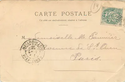 Coiffes d'hier — Bayeux — La Normandie — De Antieke ansichtkaart Paris — Achterkant
