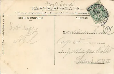 Le Larris de Terroine — Samois s/Seine — Editor Ply-Bressac em Samois s/Seine, n°41 — Verso