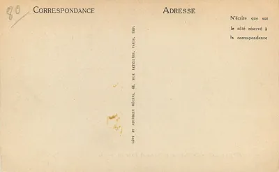 Abbeville — El Museo y la Estatua de Prarond — LL — Reverso