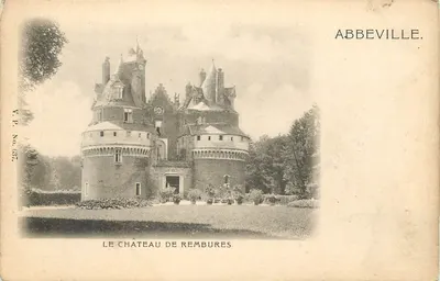 O Castelo de Rembures — Abbéville — V.R. No. 637