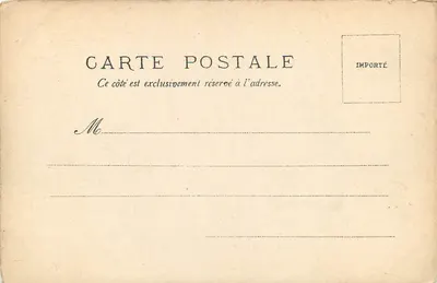 O Castelo de Rembures — Abbéville — V.R. No. 637 — Verso
