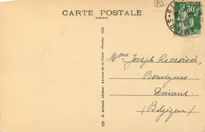 Abbeville — Katedra św. Jakuba — G. Artand, wydawca, Montes — Rewers