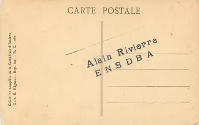Katedra w Amiensie - Front zachodni - św. Firmin, pierwszy biskup Amiensa — Rewers