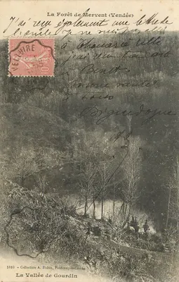A Vale de Gourdin — A Floresta de Mervent (Vendée) — Coleção A. Robin, Fontenay-le-Comte