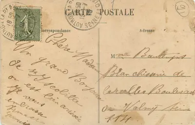 São Escobille (S.-et-O.) — A Igreja — Dolléans e Departamento — Verso