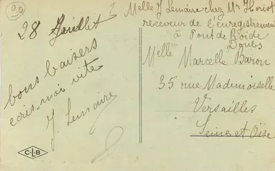 Belfort — Il Leone (22 metri di lunghezza, 11 metri di altezza) — editore non identificato, numero di serie non visibile — Verso
