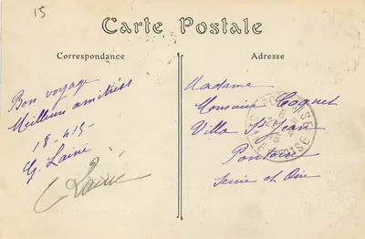Epernay — Zamek Perrier — J. Bracquemart, Lib. Edit., Epernay — Rewers