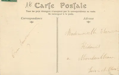 Vendôme — Ruiny Zamku — H. Chartier, wydawca, Vendôme — Rewers