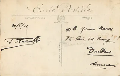 Amiens — Le Pavillon Bleu i Basse-Salle w Parku Hotoie — LL. — N° 89 — Rewers