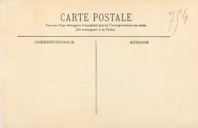 Amiens — Katedra — Front południowy — LL. — N° 103 — Rewers