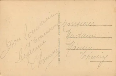 Koła Pyrenesów, widok z Pic du Jer — Cap 343 Lourdes — wydawca nie widoczny — Rewers