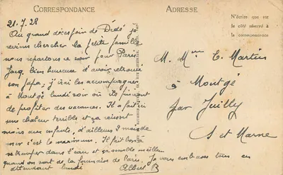 Royan — Plaża i Pałac — LL, n°229 — Rewers