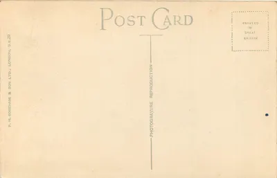 LONDRES — PALÁCIO DE ST. JAMES — P.H. BOREHAM & SON LTD. — Verso