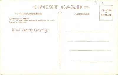 Westminster Abbey, St Margaret's Church and Big Ben, Londyn — seria 101 — Rewers