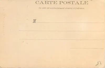Villiers-Bocage — Katedra św. Piotra — F. Pourtouman, 37, rue Faidichet, Paryż — Rewers