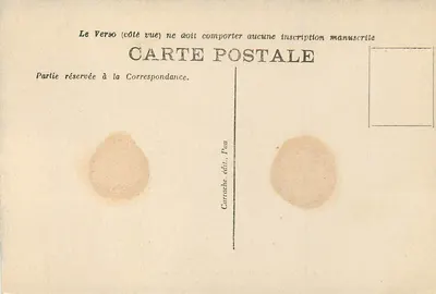 Intérieur du Palais d'Hiver — Pau — Carrache édit. Pau — Verso