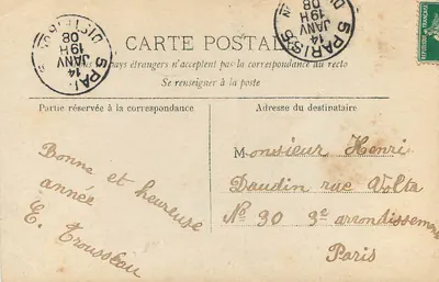 Depois — Série 2081 — Editores de Arte Paris — Verso