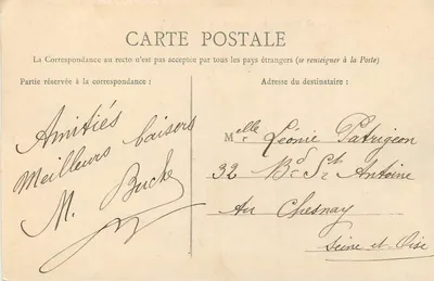 Issoudun — A Fonte Monumental — Cliché N.G. — Verso