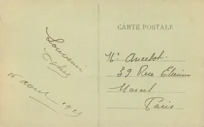 LA FERTE-MILON (Aisne) — Ruínas do Velho Castelo — Editor Béfort-Dupuis — Verso