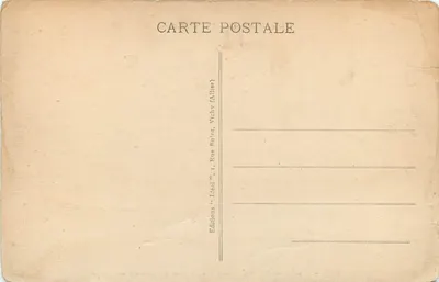 Castelo de MUROLS (Lado Leste) — A Auvergne pitoresca — Ideal, n° 3418 — Verso