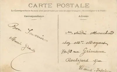 Angers — Katedra, Ołtarz — N. G. — Rewers