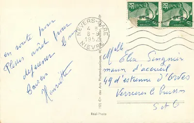 Nevers — Ogólny widok — Spółka Sztuki Fotomechanicznej, nr 4 — Rewers