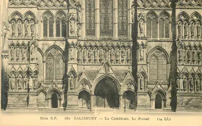 Salisbury — A Catedral. O Portal — Série B.P. 880