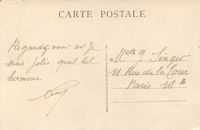 Parco della Tête-d'Or — Il Lago — Lyon Artistique M. 204 — Verso