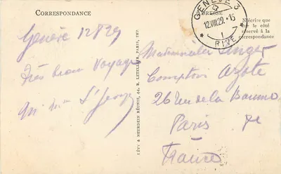 Genebra — Catedral de São Pedro — LL, n°52 — Verso