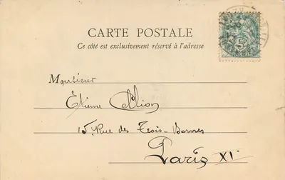Lyon — Fontanna na Place des Jacobins — Wydawca Berger, nr 22/8 — Rewers