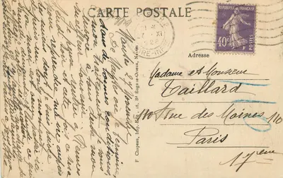 NANTES — L'île Feydeau prise du Transbordeur — F. Chapeau, Imp. Editeur — Reverso