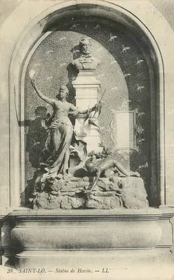 Saint-Lô — Estátua de Havin — LL
