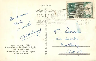 Ars — Lembranças de Ars — Editor: Jean Marie Lefebvre — Verso