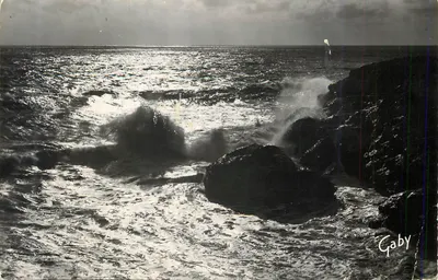 Sion-sur-l'Océan (Vendée) — Contra-luz sobre o Mar — Éditions Gaby