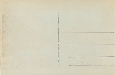Argelès - A Terrasse e as Montanhas de Barèges — editor Alsaçienne des Arts Mécaniques, Strasbourg — Verso